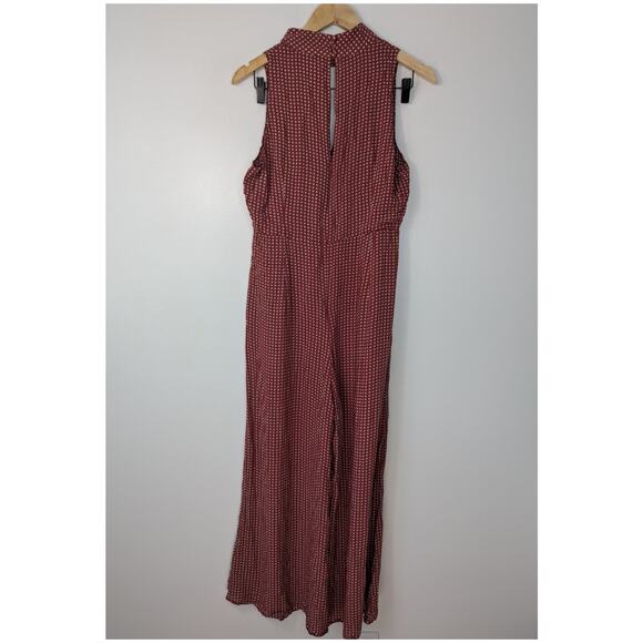 Maeve Anthropologie Farida Mock Neck Wide Leg Jumpsuit - Picture 7 of 8